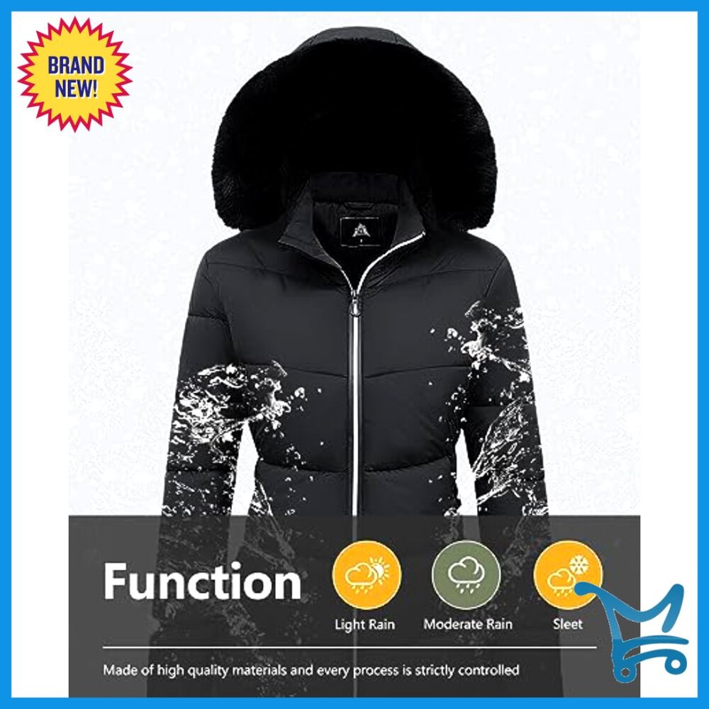 Winter Windproof Waterproof Down Puffer Jacket Ho… - image 6